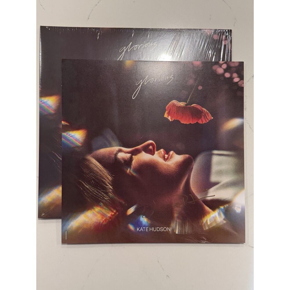 Kate Hudson AUTOGRAPHED Glorious Dark Teal Colored Vinyl LP Record SIGNED #1